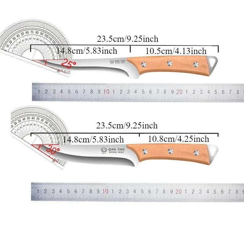 High-quality stainless steel bone-picking knife kitchen accessories, butcher's special sharp knife for sheep, pigs and cattle